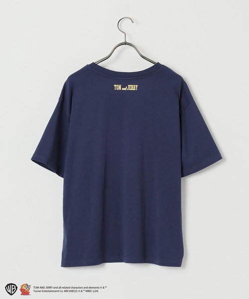 Honeys(ハニーズ)の「トムとジェリー/Tシャツ(Tシャツ/カットソー・レディース・ホワイト/レッド/グリーン/スミクロ/ネイビー・S/M/L/LL)」の9枚目の写真