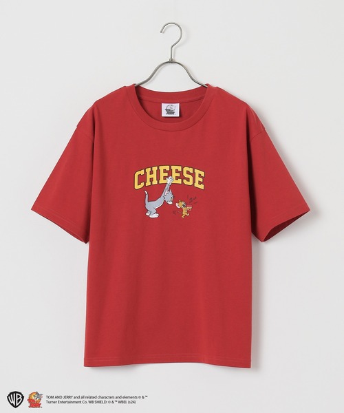 Honeys(ハニーズ)の「トムとジェリー/Tシャツ(Tシャツ/カットソー・レディース・ホワイト/レッド/グリーン/スミクロ/ネイビー・S/M/L/LL)」の14枚目の写真