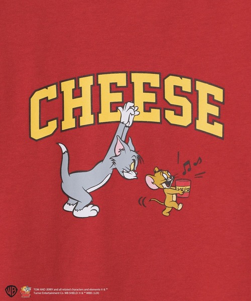 Honeys(ハニーズ)の「トムとジェリー/Tシャツ(Tシャツ/カットソー・レディース・ホワイト/レッド/グリーン/スミクロ/ネイビー・S/M/L/LL)」の16枚目の写真