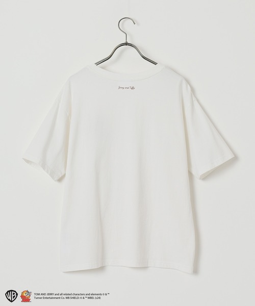 Honeys(ハニーズ)の「トムとジェリー/Tシャツ(Tシャツ/カットソー・レディース・ホワイト/レッド/グリーン/スミクロ/ネイビー・S/M/L/LL)」の21枚目の写真