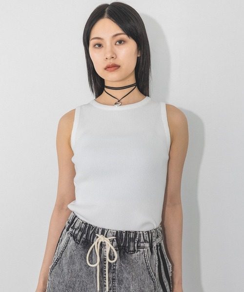 PAGEBOY(ページボーイ)の「アメスリカットタンク(タンクトップ・レディース・ブラック/オフホワイト/グレー/ロイヤルブルー・FREE)」の1枚目の写真