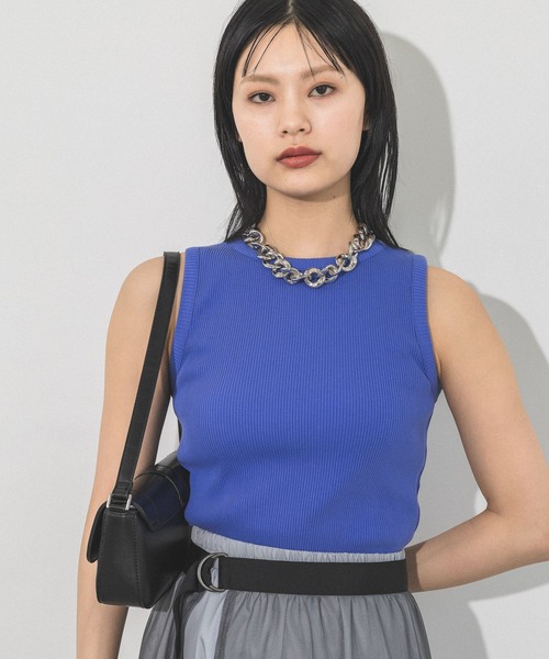 PAGEBOY(ページボーイ)の「アメスリカットタンク(タンクトップ・レディース・ブラック/オフホワイト/グレー/ロイヤルブルー・FREE)」の4枚目の写真