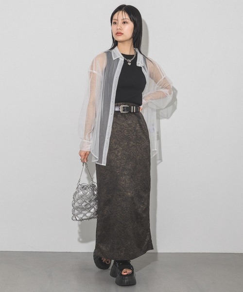 PAGEBOY(ページボーイ)の「アメスリカットタンク(タンクトップ・レディース・ブラック/オフホワイト/グレー/ロイヤルブルー・FREE)」の5枚目の写真