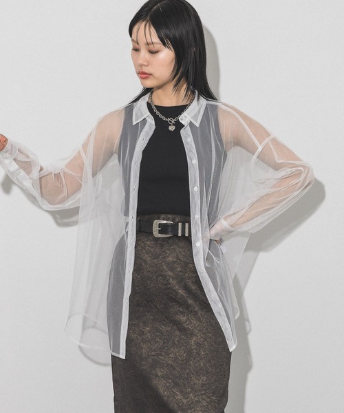 PAGEBOY(ページボーイ)の「アメスリカットタンク(タンクトップ・レディース・ブラック/オフホワイト/グレー/ロイヤルブルー・FREE)」の7枚目の写真