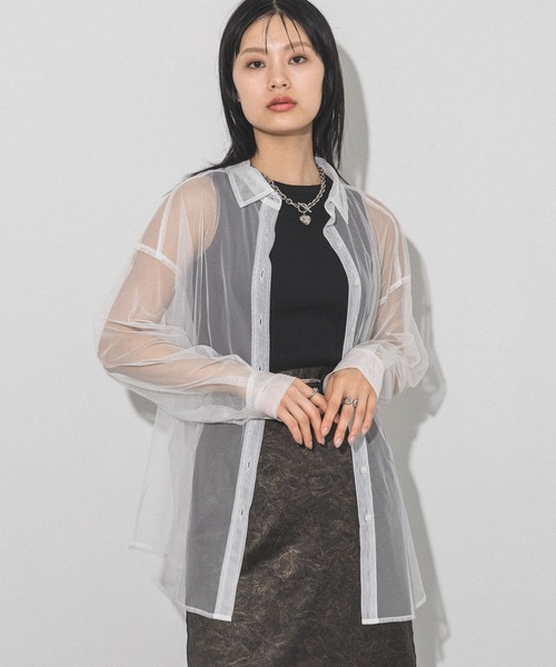 PAGEBOY(ページボーイ)の「アメスリカットタンク(タンクトップ・レディース・ブラック/オフホワイト/グレー/ロイヤルブルー・FREE)」の8枚目の写真