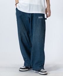 THRASHER | 【3】〔THRASHER/スラッシャー〕カツラギデニム ダブルニーワイドパンツ(デニムパンツ)