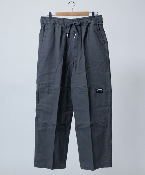 THRASHER（スラッシャー）の「【3】〔THRASHER/スラッシャー〕カツラギデニム ダブルニーワイドパンツ（デニムパンツ・メンズ・ブラック/オフホワイト/モカ/グレー/ブルー/スミクロ/ワンウォッシュ・LARGE/MEDIUM/X-LARGE）」の14枚目の写真