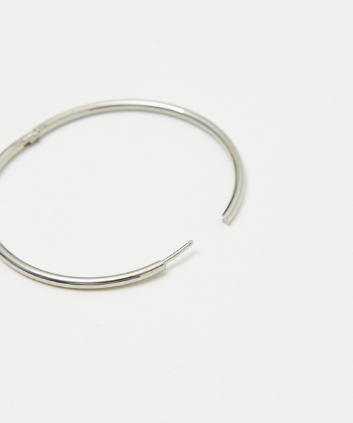 NOMINE（ノミネ）の「ステンレス フープピアス（ピアス（両耳用）・レディース・シルバー/ゴールド・フリー）」の6枚目の写真