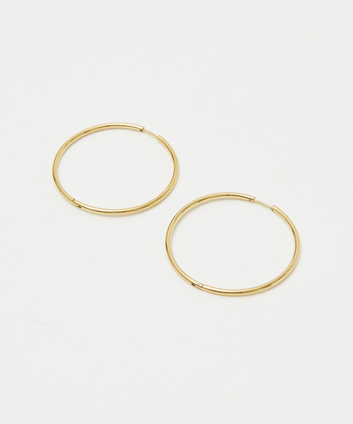 NOMINE（ノミネ）の「ステンレス フープピアス（ピアス（両耳用）・レディース・シルバー/ゴールド・フリー）」の4枚目の写真