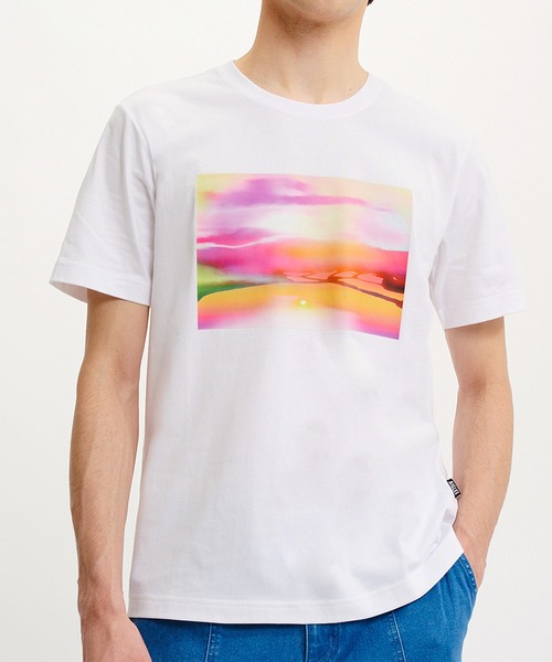 AIGLE(エーグル)の「【AIGLE for BEAT ICE】チャリティ オーガニックコットン グラフィック 半袖Tシャツ(Tシャツ/カットソー・レディース・ホワイト/ブラック・S/L/XS/XL/M)」の1枚目の写真