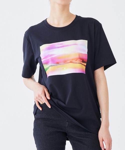 AIGLE(エーグル)の「【AIGLE for BEAT ICE】チャリティ オーガニックコットン グラフィック 半袖Tシャツ(Tシャツ/カットソー・レディース・ホワイト/ブラック・S/L/XS/XL/M)」の4枚目の写真