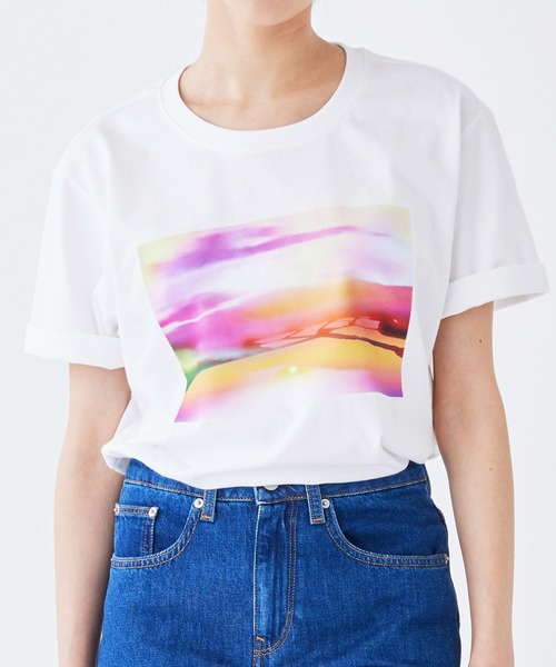 AIGLE(エーグル)の「【AIGLE for BEAT ICE】チャリティ オーガニックコットン グラフィック 半袖Tシャツ(Tシャツ/カットソー・レディース・ホワイト/ブラック・S/L/XS/XL/M)」の14枚目の写真