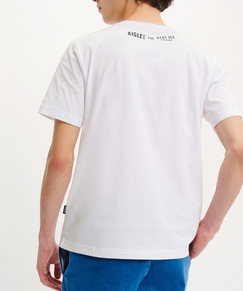 AIGLE(エーグル)の「【AIGLE for BEAT ICE】チャリティ オーガニックコットン グラフィック 半袖Tシャツ(Tシャツ/カットソー・レディース・ホワイト/ブラック・S/L/XS/XL/M)」の15枚目の写真