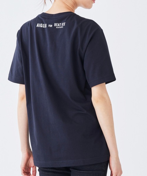 AIGLE(エーグル)の「【AIGLE for BEAT ICE】チャリティ オーガニックコットン グラフィック 半袖Tシャツ(Tシャツ/カットソー・レディース・ホワイト/ブラック・S/L/XS/XL/M)」の17枚目の写真