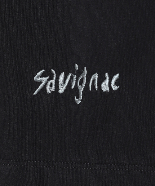 EDIFICE（エディフィス）の「SAVIGNAC (サビニャック) 別注 French Company プリント Tシャツ（Tシャツ/カットソー・メンズ・グリーン/ライトホワイト/ホワイト系その他/ホワイト/モスグリーン/ライトブルー/ホワイト×ホワイト/ブラック/パープル/ブルー系その他/ブルー/ブラック系その他・MEDIUM/X-LARGE/LARGE）」の14枚目の写真