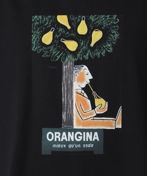 EDIFICE（エディフィス）の「SAVIGNAC (サビニャック) 別注 French Company プリント Tシャツ（Tシャツ/カットソー・メンズ・グリーン/ライトホワイト/ホワイト系その他/ホワイト/モスグリーン/ライトブルー/ホワイト×ホワイト/ブラック/パープル/ブルー系その他/ブルー/ブラック系その他・MEDIUM/X-LARGE/LARGE）」の15枚目の写真