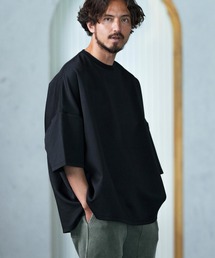 Magine | mt9109-Diagonal cutting oversized T-shirt Tシャツ(Tシャツ/カットソー)