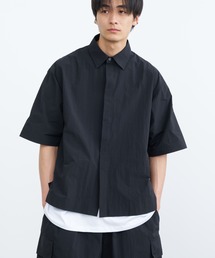 SINSS | Tech nylon short sleeve shirt / テックナイロンショートスリーブシャツ(シャツ/ブラウス)