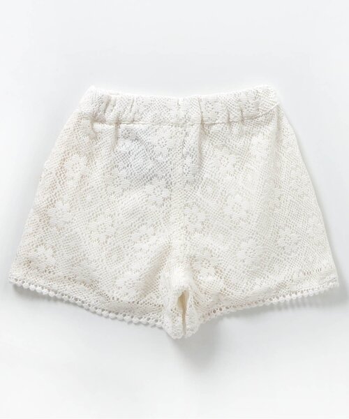 BREEZE(ブリーズ)の「レースショートパンツ(その他パンツ・キッズ・チャコール/オフホワイト・110/120/140/90/100/80/130)」の9枚目の写真
