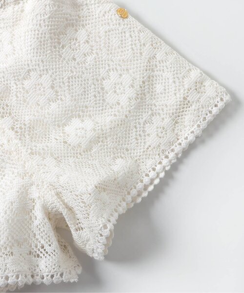 BREEZE(ブリーズ)の「レースショートパンツ(その他パンツ・キッズ・チャコール/オフホワイト・110/120/140/90/100/80/130)」の6枚目の写真