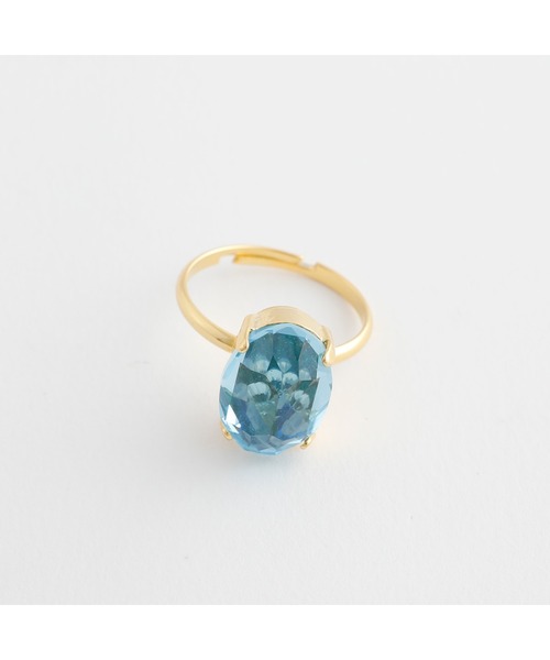 JewCas（ジュアキャス）の「JewCas Pallette ガラスストーン楕円リング[JC4700]pink（リング・レディース・パープル/ブルー・FREE）」の7枚目の写真