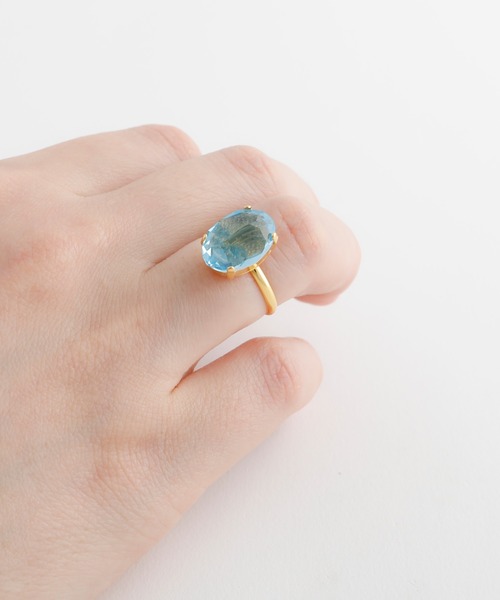 JewCas（ジュアキャス）の「JewCas Pallette ガラスストーン楕円リング[JC4700]pink（リング・レディース・パープル/ブルー・FREE）」の10枚目の写真