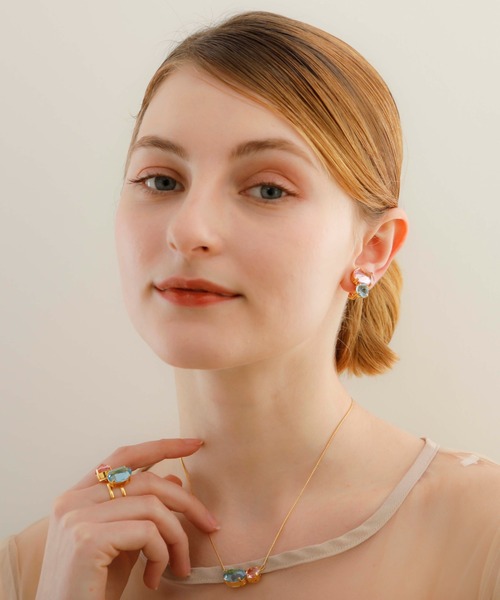 JewCas（ジュアキャス）の「JewCas Pallette ガラスストーン楕円リング[JC4700]pink（リング・レディース・パープル/ブルー・FREE）」の13枚目の写真