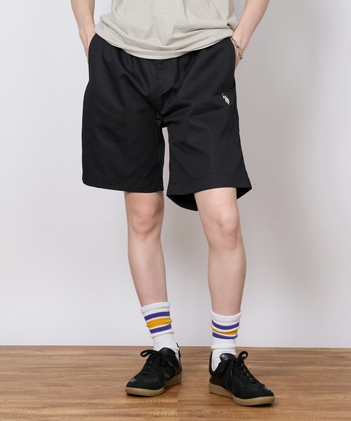 U.S. POLO ASSN.(ユーエスポロアッスン)の「【U.S. POLO ASSN.】TCツイルサガラワッペンワンポイント刺繍イージーショートパンツ 043010(その他パンツ・メンズ・ブラック/チャコールグレー/ベージュ/ホワイト・S/M/L/LL)」の16枚目の写真