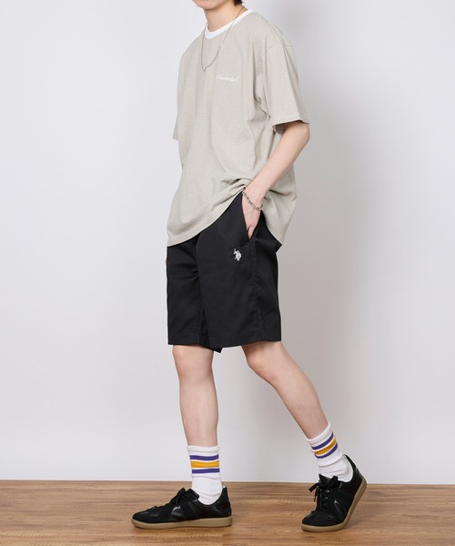 U.S. POLO ASSN.(ユーエスポロアッスン)の「【U.S. POLO ASSN.】TCツイルサガラワッペンワンポイント刺繍イージーショートパンツ 043010(その他パンツ・メンズ・ブラック/チャコールグレー/ベージュ/ホワイト・S/M/L/LL)」の20枚目の写真