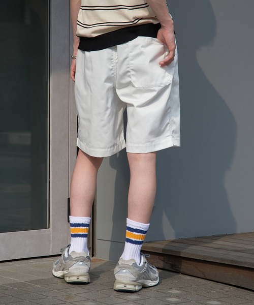 U.S. POLO ASSN.(ユーエスポロアッスン)の「【U.S. POLO ASSN.】TCツイルサガラワッペンワンポイント刺繍イージーショートパンツ 043010(その他パンツ・メンズ・ブラック/チャコールグレー/ベージュ/ホワイト・S/M/L/LL)」の11枚目の写真