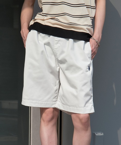 U.S. POLO ASSN.(ユーエスポロアッスン)の「【U.S. POLO ASSN.】TCツイルサガラワッペンワンポイント刺繍イージーショートパンツ 043010(その他パンツ・メンズ・ブラック/チャコールグレー/ベージュ/ホワイト・S/M/L/LL)」の8枚目の写真