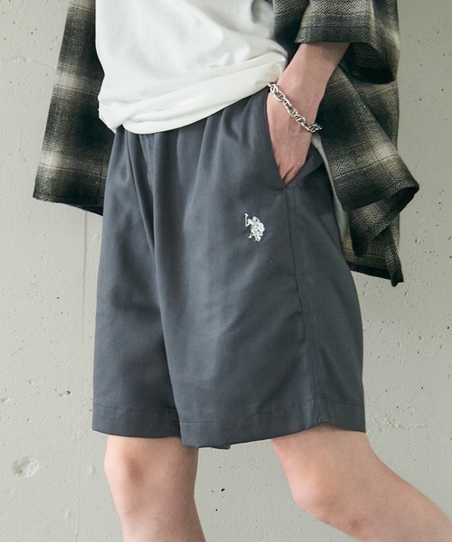 U.S. POLO ASSN.(ユーエスポロアッスン)の「【U.S. POLO ASSN.】TCツイルサガラワッペンワンポイント刺繍イージーショートパンツ 043010(その他パンツ・メンズ・ブラック/チャコールグレー/ベージュ/ホワイト・S/M/L/LL)」の22枚目の写真