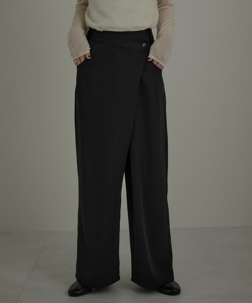 CE'E_SE'E（シーシー）の「[追加決定]ダブルクロスラップパンツ（その他パンツ・レディース・チャコールグレー/ブラック/サックスブルー・FREE）」の17枚目の写真