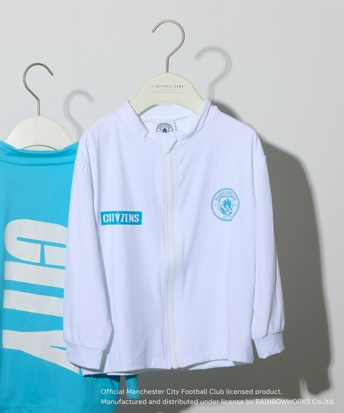 CIAOPANIC TYPY（チャオパニックティピー）の「【KIDS】【マンチェスター・シティー別注】ゲームシャツデザインラッシュガード/WEB限定（ラッシュガード・キッズ・ブルー/ホワイト・XX-LARGE/LARGE/SMALL）」の2枚目の写真