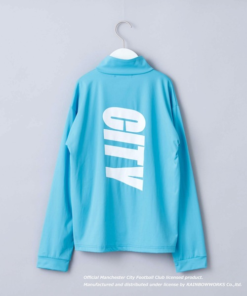 CIAOPANIC TYPY（チャオパニックティピー）の「【KIDS】【マンチェスター・シティー別注】ゲームシャツデザインラッシュガード/WEB限定（ラッシュガード・キッズ・ブルー/ホワイト・XX-LARGE/LARGE/SMALL）」の7枚目の写真