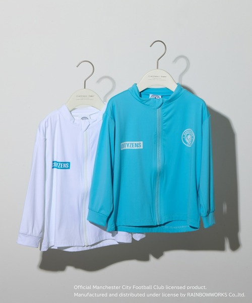 CIAOPANIC TYPY（チャオパニックティピー）の「【KIDS】【マンチェスター・シティー別注】ゲームシャツデザインラッシュガード/WEB限定（ラッシュガード・キッズ・ブルー/ホワイト・XX-LARGE/LARGE/SMALL）」の16枚目の写真