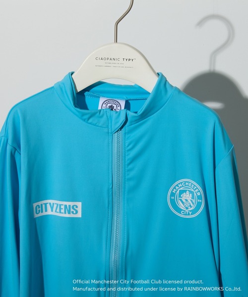 CIAOPANIC TYPY（チャオパニックティピー）の「【KIDS】【マンチェスター・シティー別注】ゲームシャツデザインラッシュガード/WEB限定（ラッシュガード・キッズ・ブルー/ホワイト・XX-LARGE/LARGE/SMALL）」の17枚目の写真