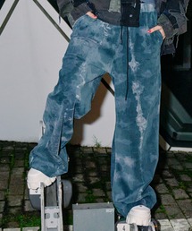 AIVER　ブリーチベロアバギーパンツ