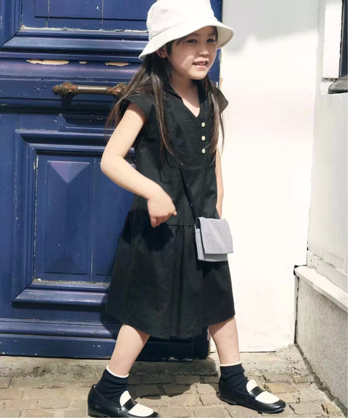 IENA ENFANT(イエナアンファン)の「《追加》【BASIC】移動ポケットポシェット kids(ポーチ・レディース・ブラック系その他/ブラック/ホワイト・FREE)」の5枚目の写真