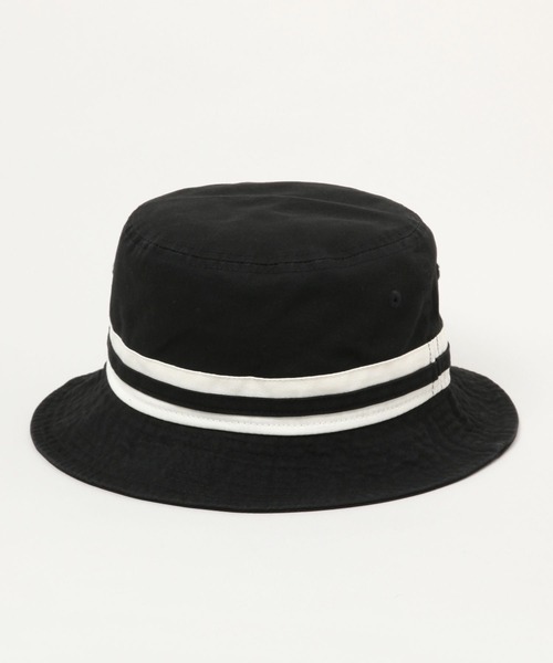 NEW ERA（ニューエラ）の「【NEW ERA/ニューエラ】Striped Band/ストライプバンドバケットハット（ハット・メンズ・その他/ブラック・FREE）」の8枚目の写真
