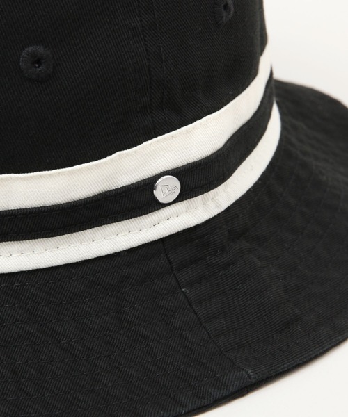 NEW ERA（ニューエラ）の「【NEW ERA/ニューエラ】Striped Band/ストライプバンドバケットハット（ハット・メンズ・その他/ブラック・FREE）」の6枚目の写真