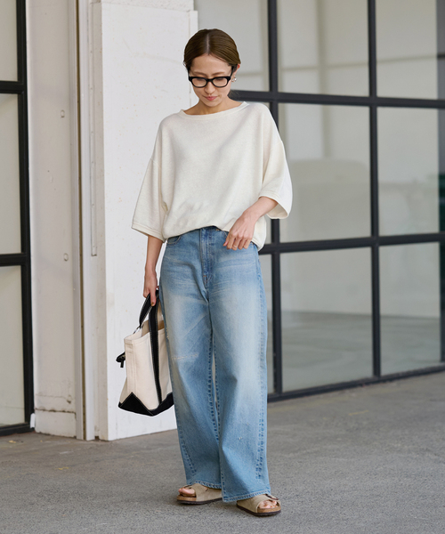 LINEN TERRY LOOSEプルオーバー（Tシャツ/カットソー