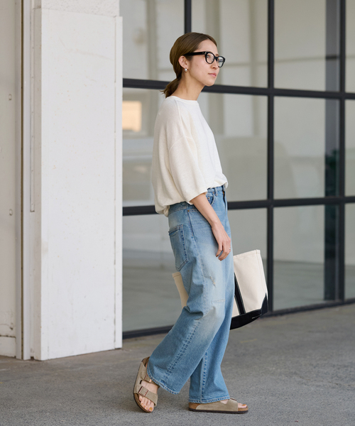 LINEN TERRY LOOSEプルオーバー（Tシャツ／カットソー