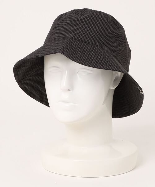 HUNTISM（ハンティズム）の「Graph Check Bucket Hat / グラフチェック柄 バケットハット（ハット・レディース・ブラック・FREE）」の3枚目の写真