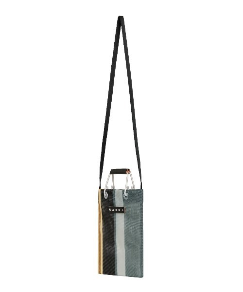 MARNI MARKET(マルニマーケット)の「ストライプミニショルダーバッグ(ショルダーバッグ・レディース・ブラック・FREE)」の3枚目の写真