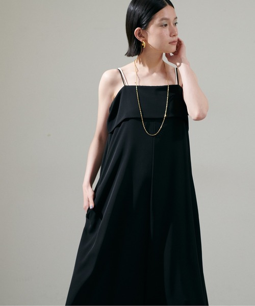 LARUTA(ラルータ)の「【LARUTA】ビスチェ風キャミワンピース(ワンピース・レディース・ブラック/グレイッシュベージュ/ブラウン/その他1/チャコールグレー・MEDIUM/LARGE)」の10枚目の写真