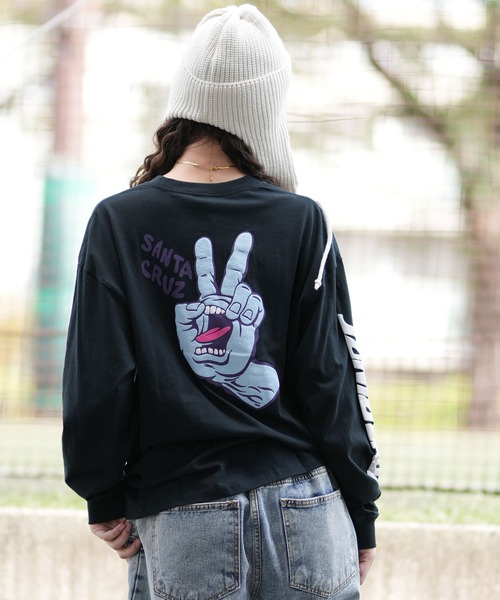 レア　old skate サンタクルーズ　ロンt SANTACRUZ サンタクルーズ ロンT フロントプリント ヴィンテージ