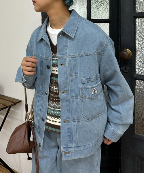 GEVACO(ゲバコ)の「【GEVACO / ゲバコ】フェアアイルVネックニットベスト(ベスト・メンズ・グリーン/ネイビー/ブラウン・LARGE/MEDIUM/SMALL)」の7枚目の写真