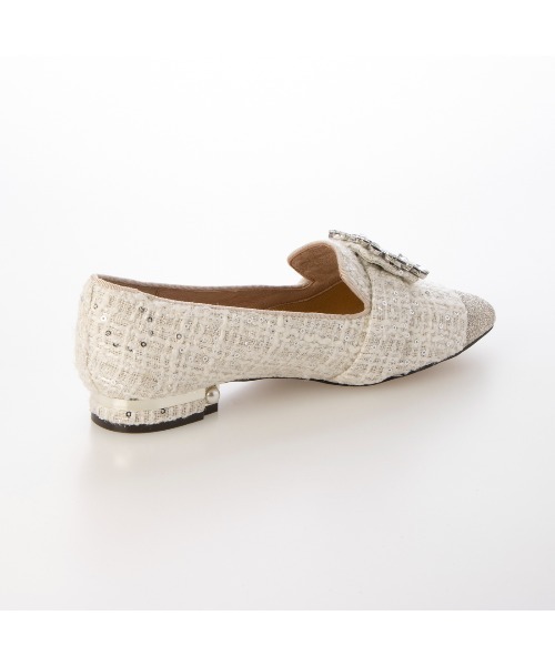 【セール】【美人百花9月号】ビジューバックル付きオペラシューズ（その他シューズ）｜Mode et Jacomo（モードエジャコモ）