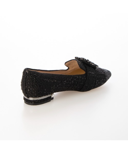 【セール】【美人百花9月号】ビジューバックル付きオペラシューズ（その他シューズ）｜Mode et Jacomo（モードエジャコモ）